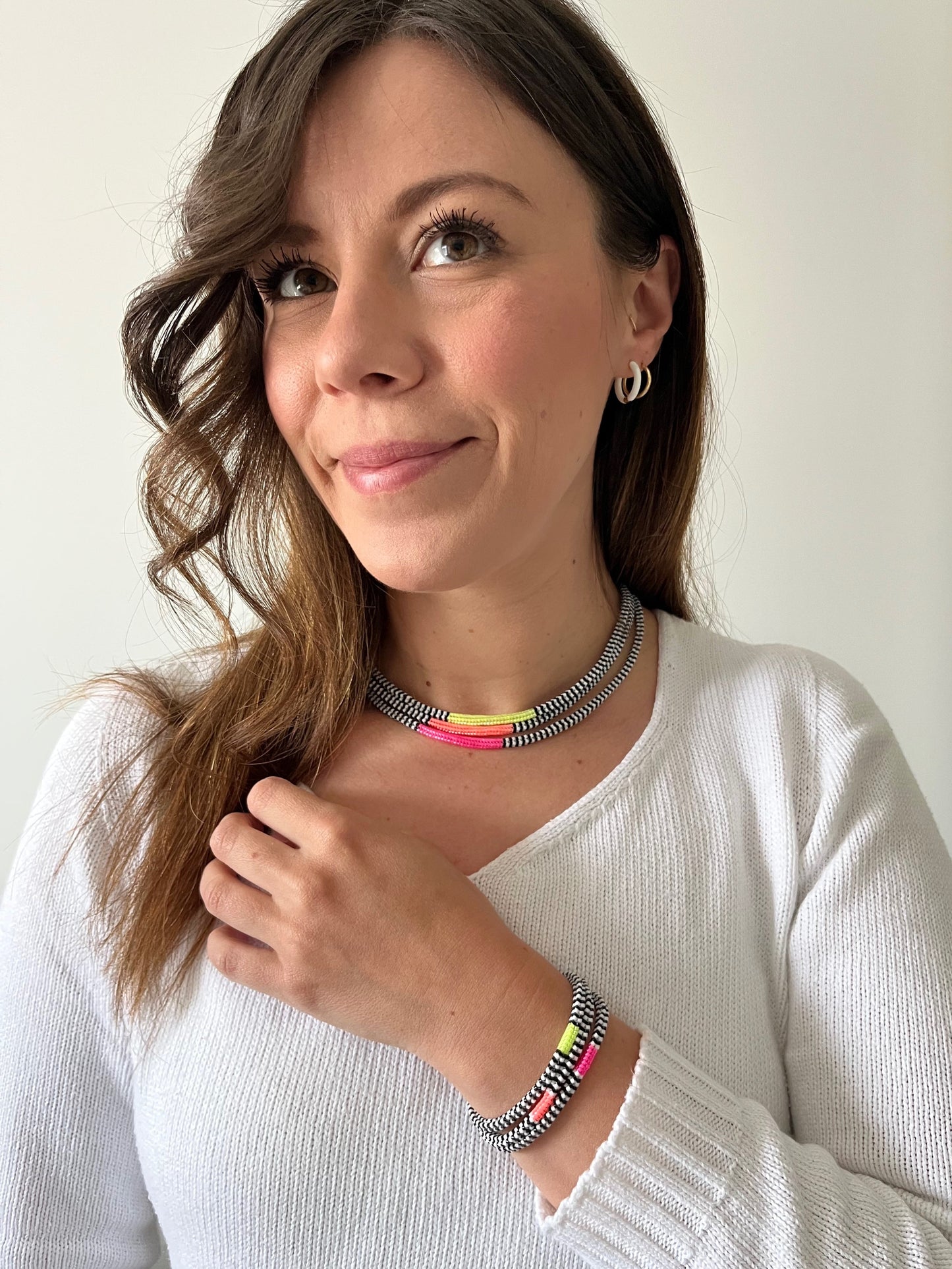Collana e bracciale Snake