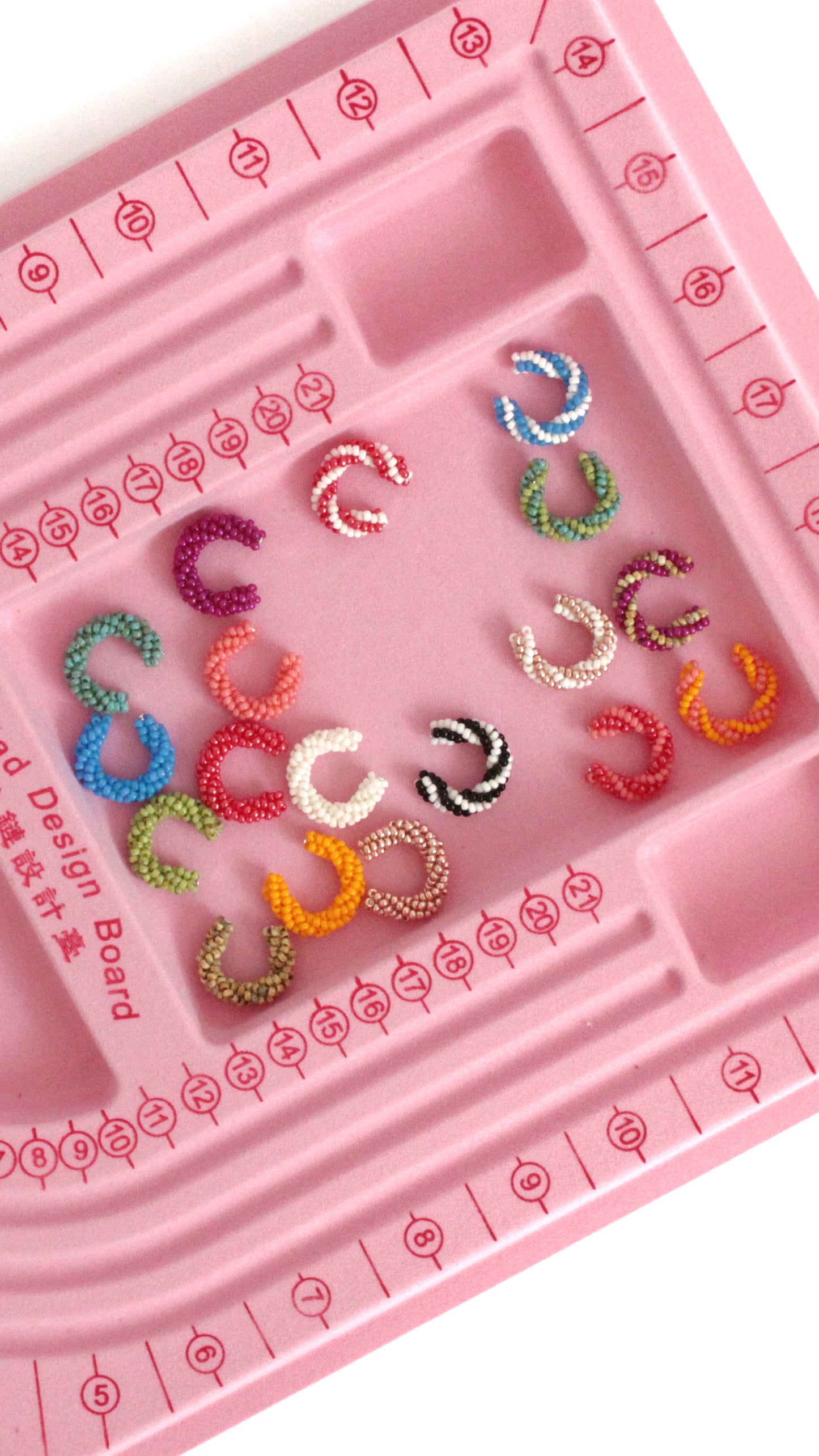 Ear Cuff perline *righe