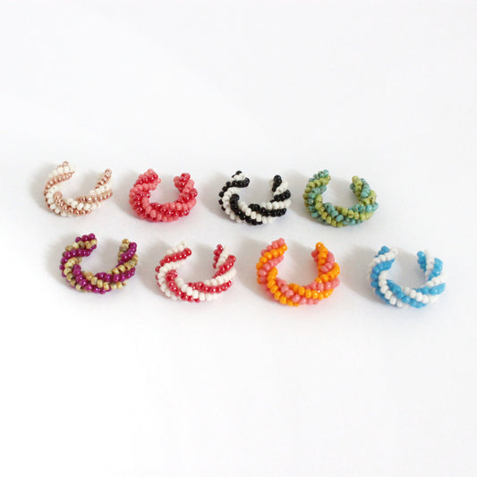 Ear Cuff perline *righe