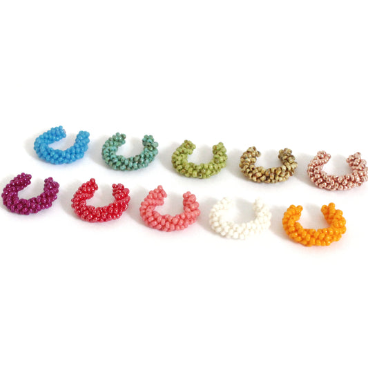 Ear Cuff perline *tinta unita
